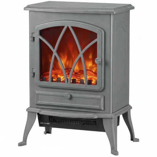 Freestanding fireplace flame - freestanding,