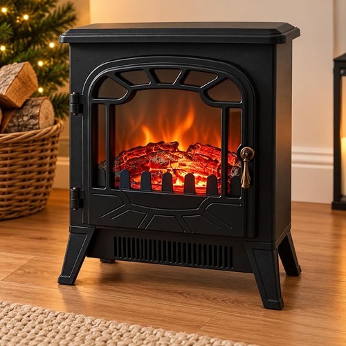 Electric fireplace log burning - electric,