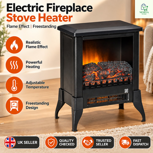 Electric fireplace stove - fireplace,