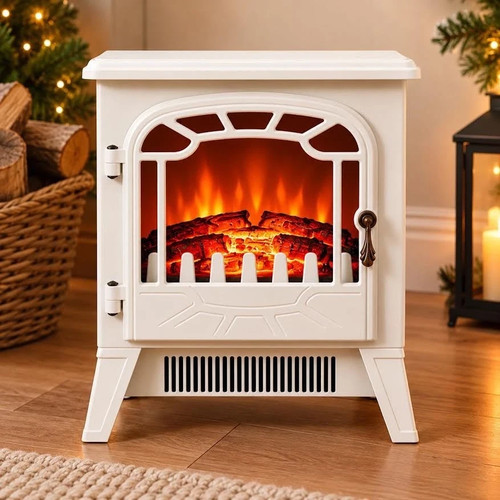 Electric fireplace log burning - log,