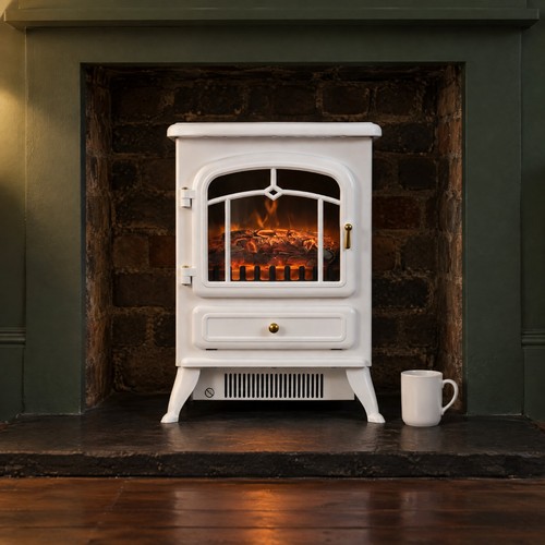 Electric fireplace stove - fireplace,