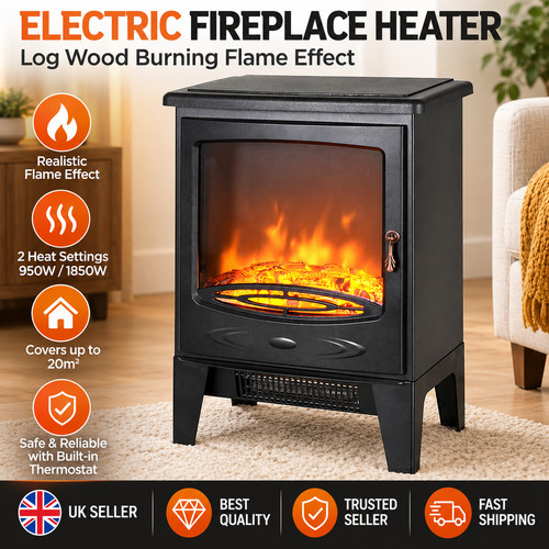 Electric fireplace heater log - electric,