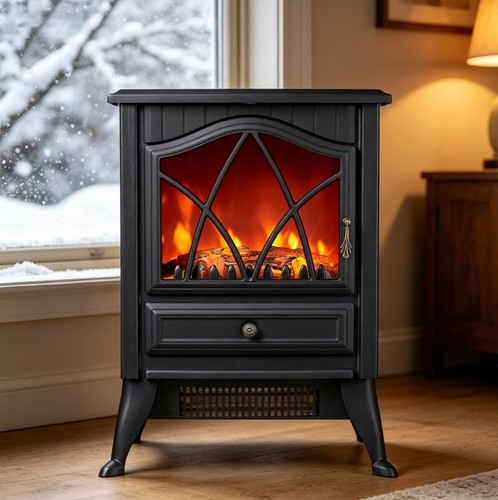 Electric fireplace log burning - electric,