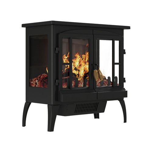 Electric heater fireplace log - electric,