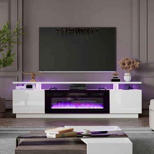 Modern led fireplace stand - modern,