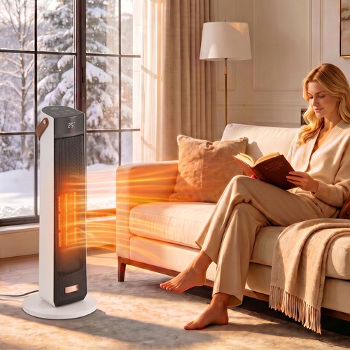 Space heater with realistic - heater,